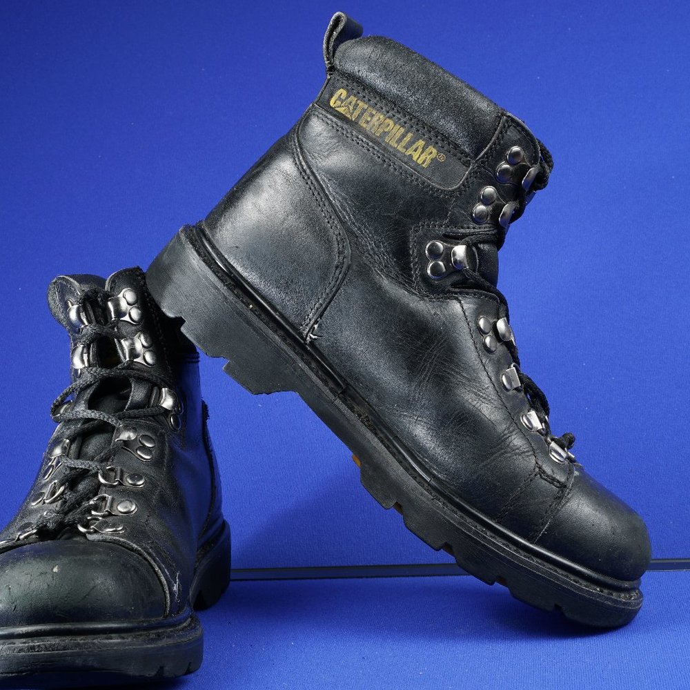CATERPILLAR Vintage Chunky Boots Heavy Sole Retro | STOCK WC74169-709 Si…